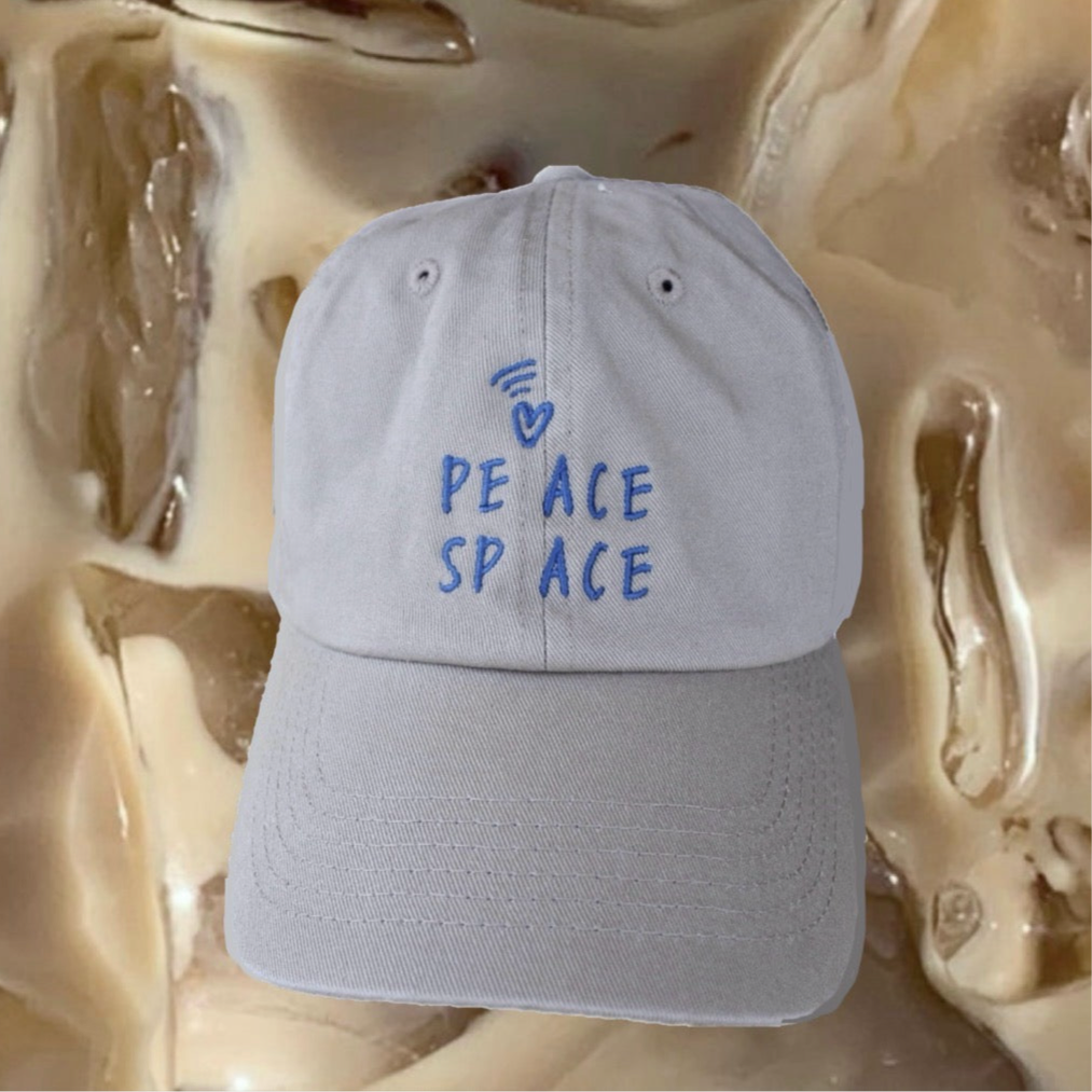 PEACE SPACE CAP(フラワーステッカー付き)