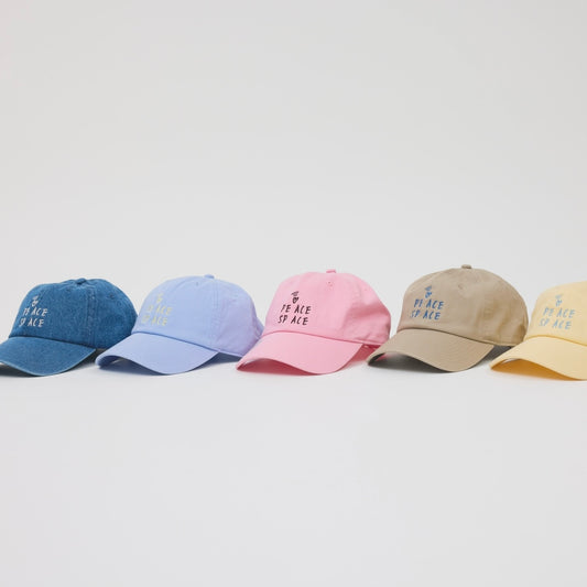 PEACE SPACE CAP(フラワーステッカー付き)