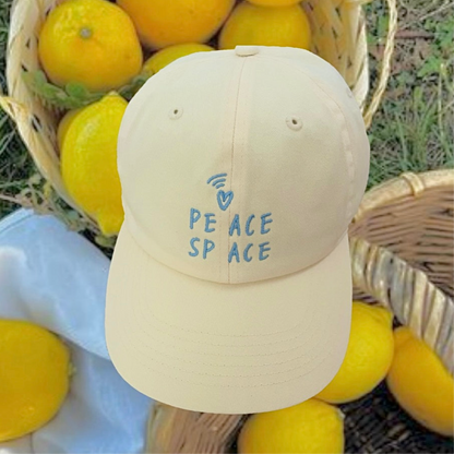 PEACE SPACE CAP(フラワーステッカー付き)