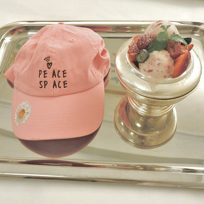 PEACE SPACE CAP(フラワーステッカー付き)
